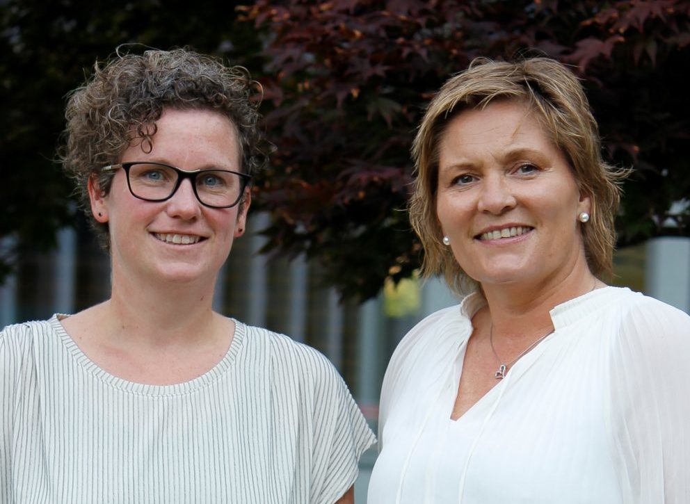 Mari-Kristine Morberg og Aina Drage er mobbeombod i Vestland. Foto: Bjarte Johansen, Vestland fylkeskommune